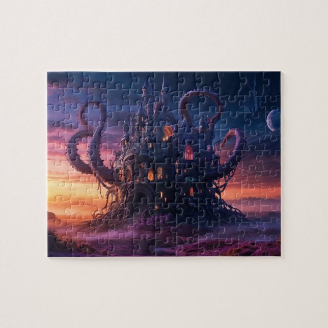 Quebra-cabeça Castelo Cósmico de Eons Long Past (Horizontal)