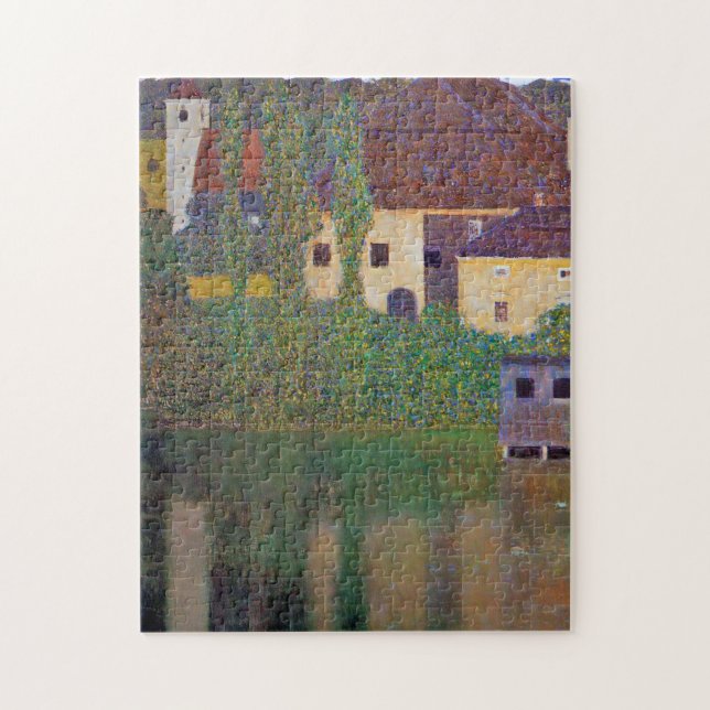 Quebra-cabeça Castelo de Água, Gustav Klimt (Vertical)