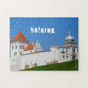 Quebra-cabeça Castelo de Arquitetura da Cidade de Belarus Grodno