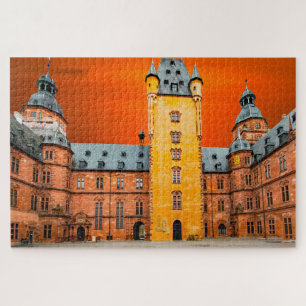 Quebra-cabeça Castelo de Aschaffenburg Alemanha.
