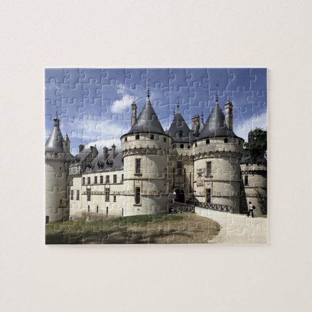 Quebra-cabeça Castelo de Chaumont-Sur-Loire. (Horizontal)