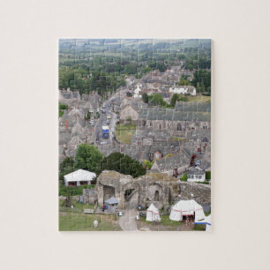 Quebra-cabeça Castelo de Corfe, Dorset, Inglaterra
