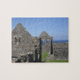 Quebra-cabeça Castelo de Dunluce perto de Bushmills e Portrush,