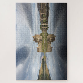 Quebra-cabeça Castelo de Eilean Donan com reflexão em Scotland