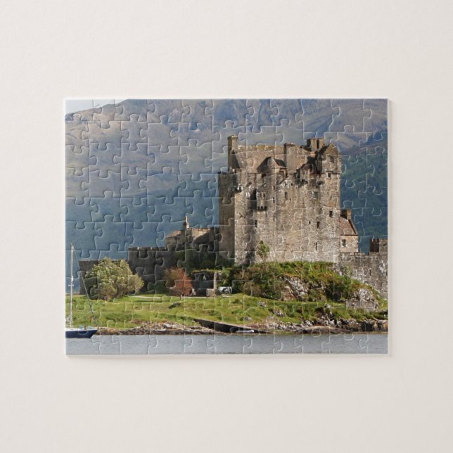 Quebra-cabeça Castelo de Eilean Donan, Escócia, Reino Unido 2 (Horizontal)