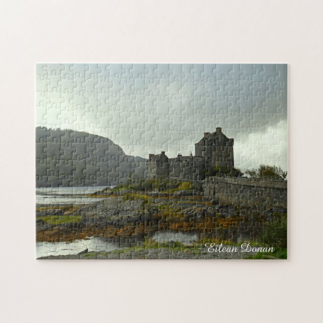 Quebra-cabeça Castelo de Eilean Donan na Escócia Holiday (Horizontal)