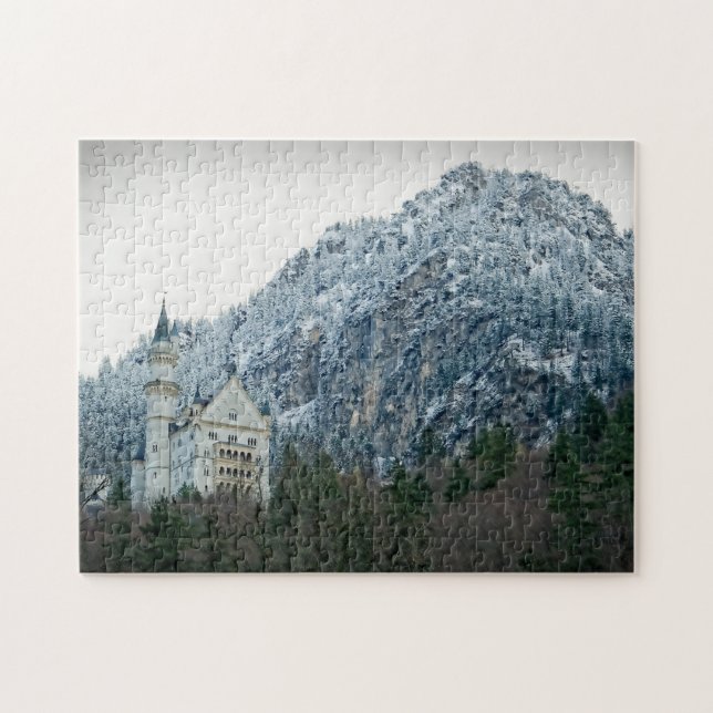 Quebra-cabeça Castelo de Fairy Tale Mountain - Alemanha-11x14-25 (Horizontal)