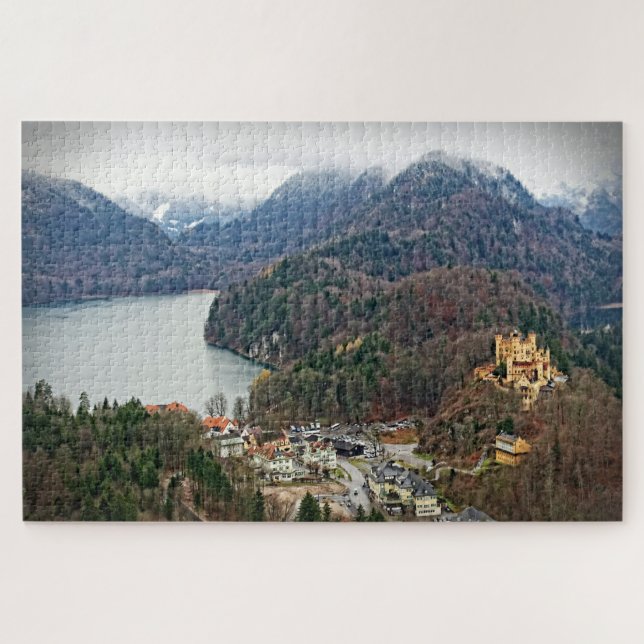 Quebra-cabeça Castelo de Hohenschwangau - Alemanha - 20x30 - 101 (Horizontal)