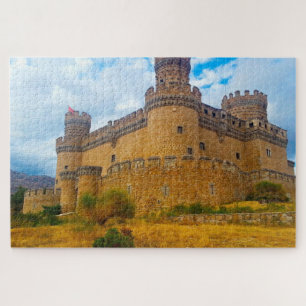 Quebra-cabeça Castelo de Manzanares Madrid.