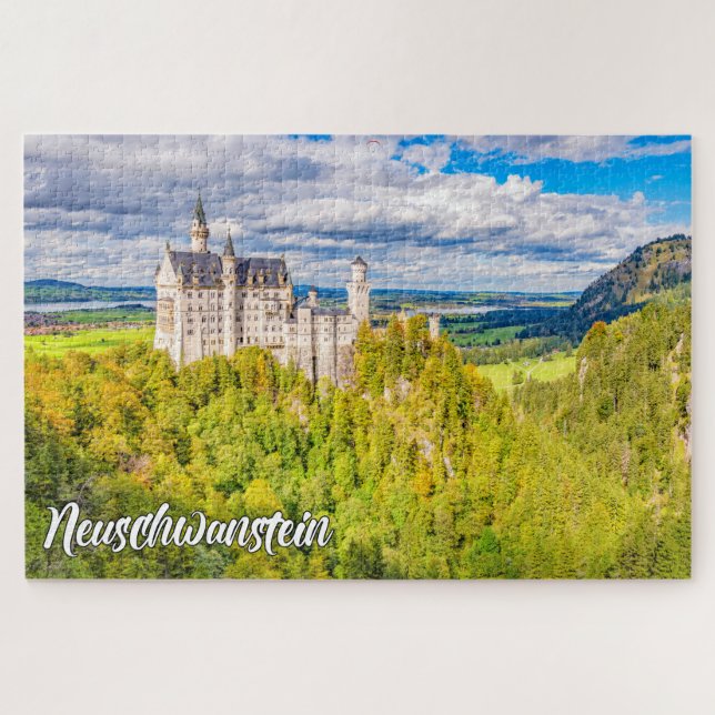 Quebra-cabeça Castelo de Neuschwanstein, Alemanha (Horizontal)