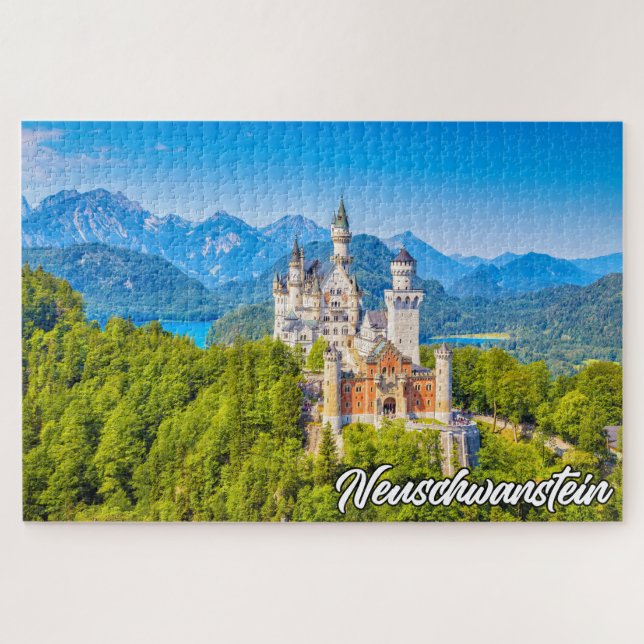 Quebra-cabeça Castelo de Neuschwanstein, Alemanha (Horizontal)