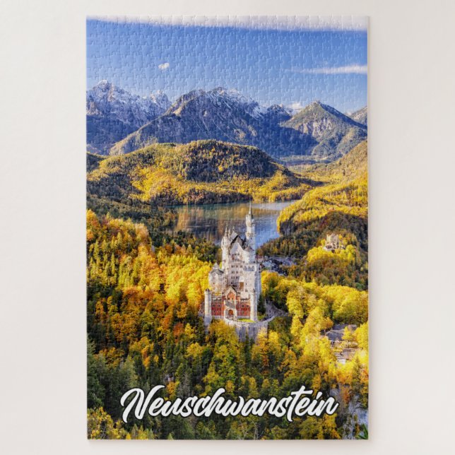 Quebra-cabeça Castelo de Neuschwanstein, Alemanha (Vertical)