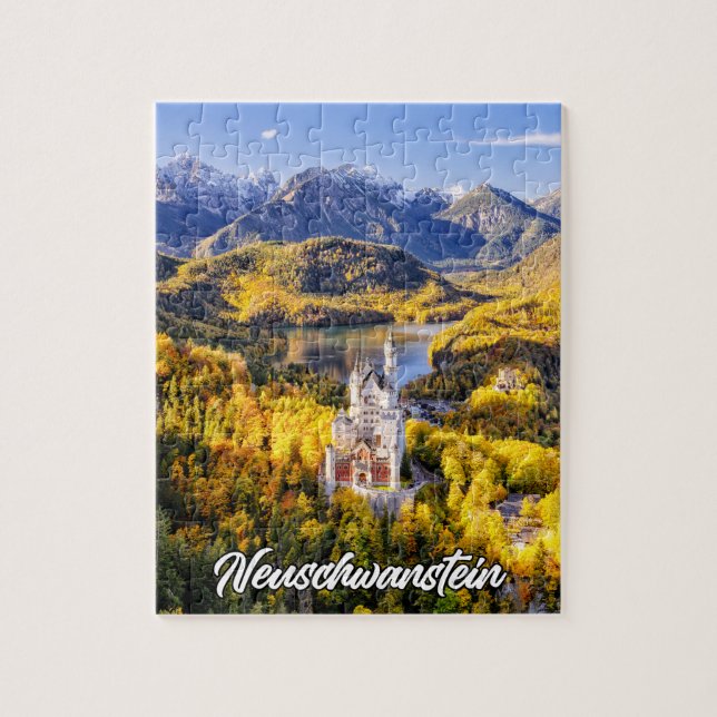 Quebra-cabeça Castelo de Neuschwanstein, Alemanha (Vertical)