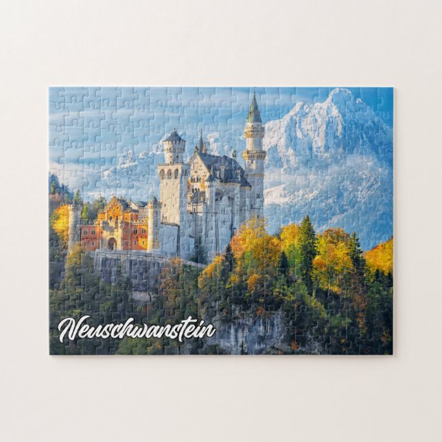 Quebra-cabeça Castelo de Neuschwanstein, Alemanha (Horizontal)