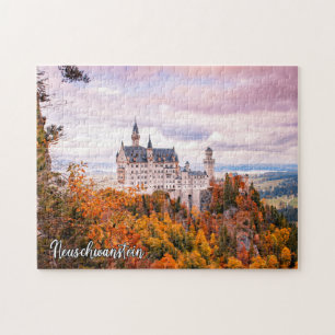 Quebra-cabeça Castelo De Neuschwanstein No outono