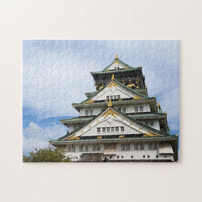 Quebra-cabeça Castelo de Osaka em Osaka Japão (Horizontal)
