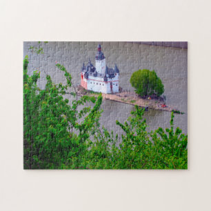Quebra-cabeça Castelo de Pfalzgrafenstein Alemanha.
