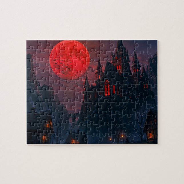 Quebra-cabeça Castelo do Sangue do Vampiro (Horizontal)