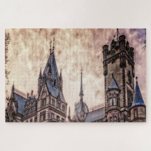 Quebra-cabeça Castelo Drachenburg Alemanha.