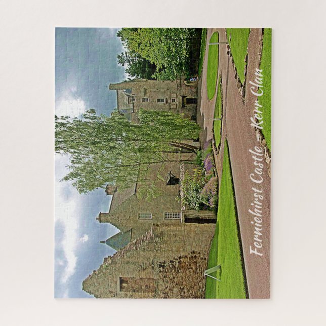 Quebra-cabeça Castelo Ferniehirst - Kerr Clan (Vertical)