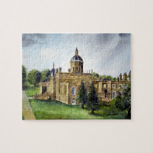 Quebra-cabeça Castelo Howard North Yorkshire Watercolor Painting