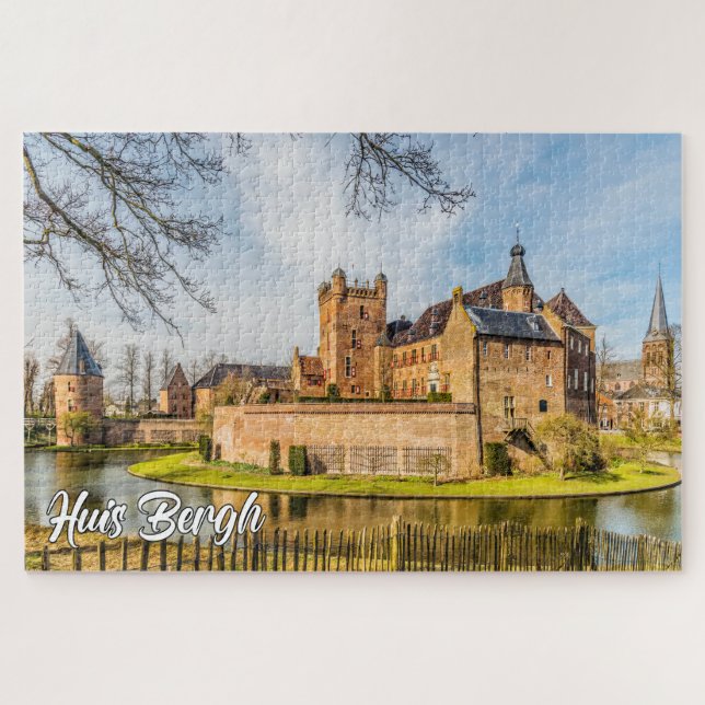 Quebra-cabeça Castelo Huis Bergh, s'Heerenberg, Países Baixos (Horizontal)