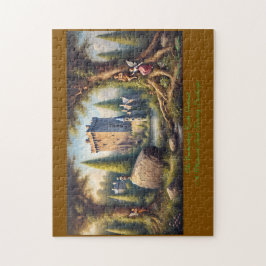 Quebra-cabeça Castelo Irlandês com Marco Histórico de Fadas Ocul