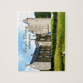 Quebra-cabeça Castelo Kelburn do Clã Escocês da Paisagem Boyle