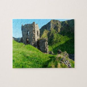 Quebra-cabeça Castelo Kinbane Antrim Irlanda.