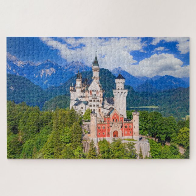 Quebra-cabeça Castelo Neuschwanstein, Alemanha. (Horizontal)