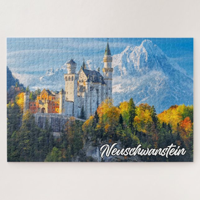 Quebra-cabeça Castelo Neuschwanstein, Alemanha (Horizontal)