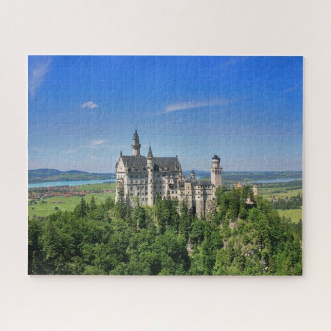 Quebra-cabeça Castelo Neuschwanstein Alemanha 16x20 (Horizontal)