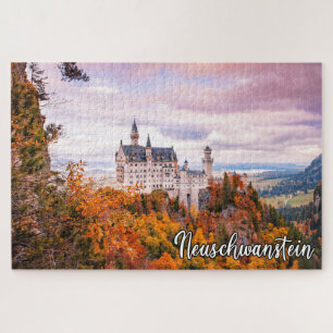 Quebra-cabeça Castelo Neuschwanstein No Outono