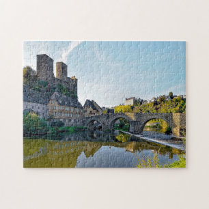 Quebra-cabeça Castelo Runkel Alemanha.