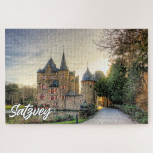 Quebra-cabeça Castelo Satzvey, Alemanha