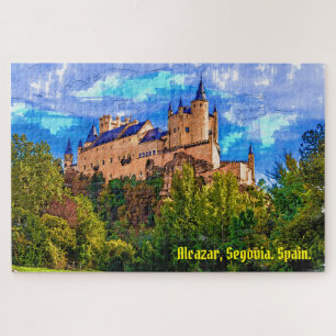 Quebra-cabeça Castle Alcazar, Segóvia, Espanha.