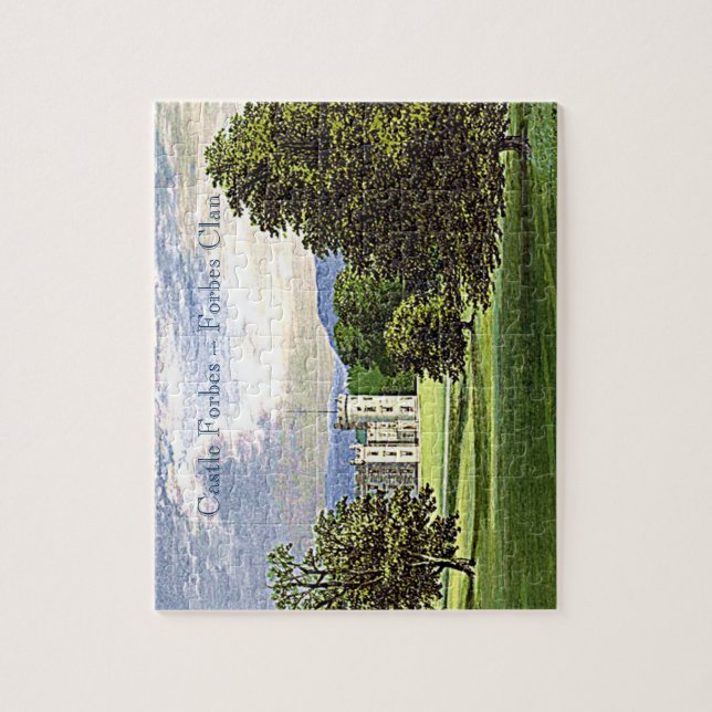 Quebra-cabeça Castle Forbes - Scottish Forbes Clan (Vertical)