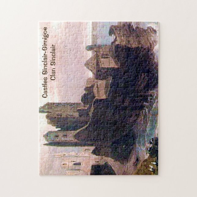 Quebra-cabeça Castles Sinclair-Girnigoe - Clan Sinclair (Vertical)