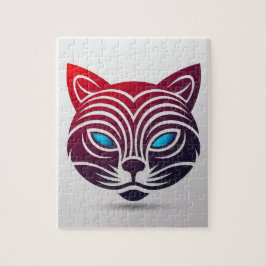 Quebra-cabeça Cat Art