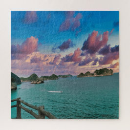 Quebra-cabeça Cat Ba Vietnam Serenidade Costeira