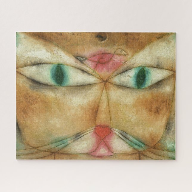 Quebra-cabeça Cat e Bird por Paul Klee (Horizontal)