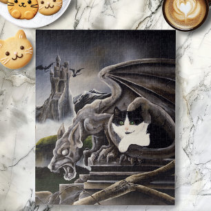 Quebra-cabeça Cat e Gargoyle