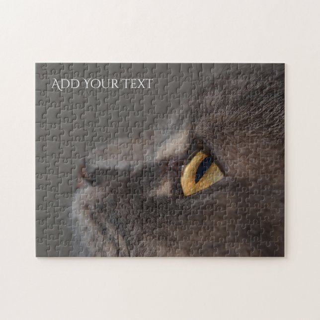 Quebra-cabeça Cat Eye-Macro por Shirley Taylor (Horizontal)