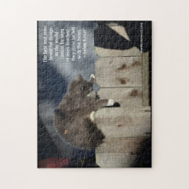 Quebra-cabeça Cat on Fence #9 (Personalizar Cotação)