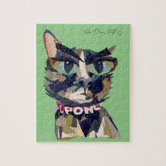 Quebra-cabeça Cat "Poncho" personalizável