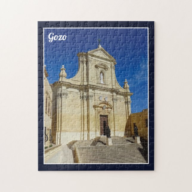 Quebra-cabeça Catedral da Assunção de Gozo Cittadella Malta (Vertical)