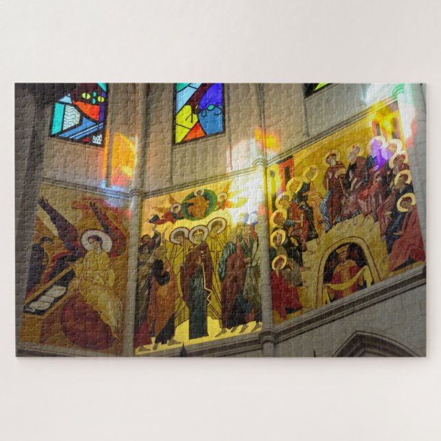 Quebra-cabeça Catedral de Almudena, Madrid, Espanha (Horizontal)