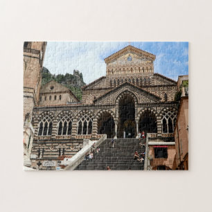 Quebra-cabeça Catedral de Amalfi, paisagem italiana de Duomo