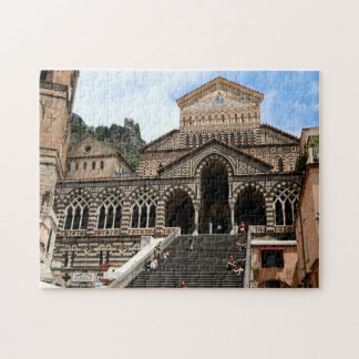 Quebra-cabeça Catedral de Amalfi, paisagem italiana de Duomo