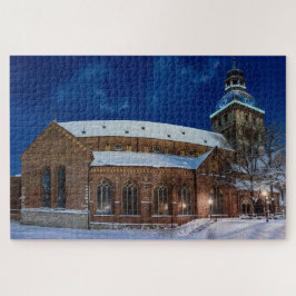 Quebra-cabeça Catedral de Dome na praça Dome em Riga, Letónia